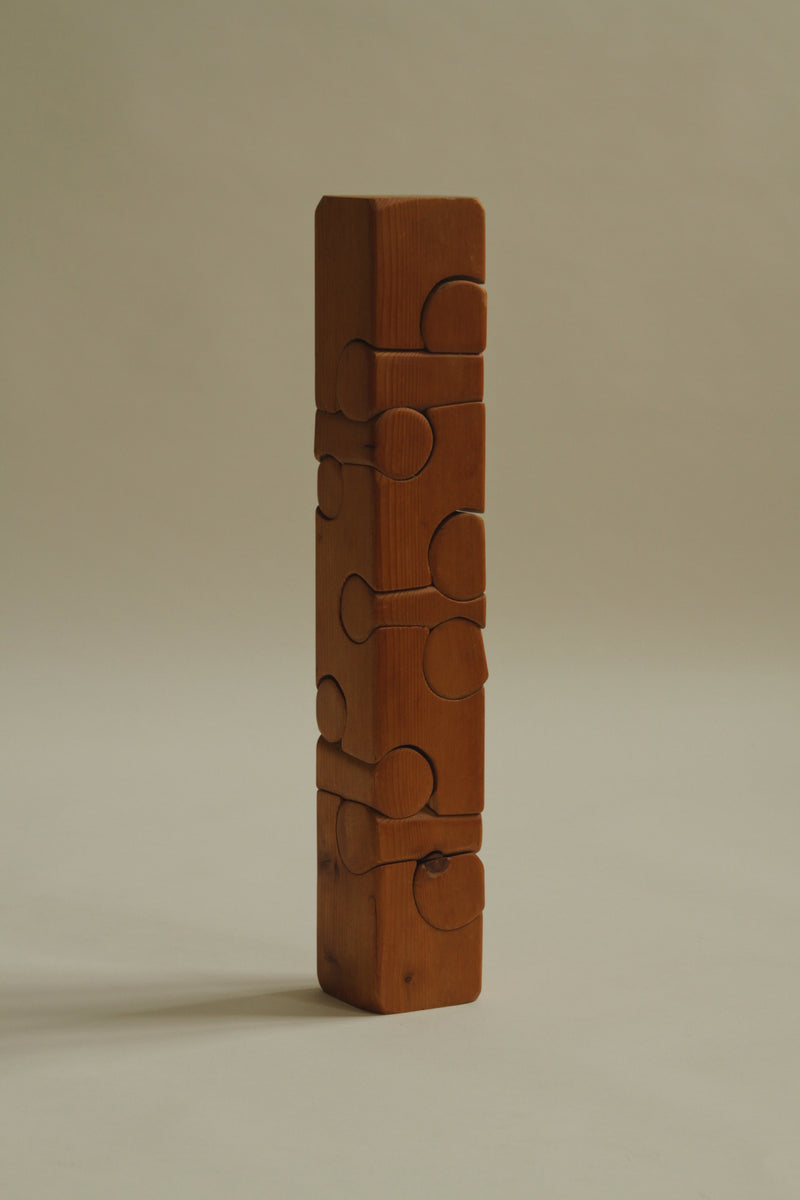 Abstract Wooden Sculpture by Brian Wilshire