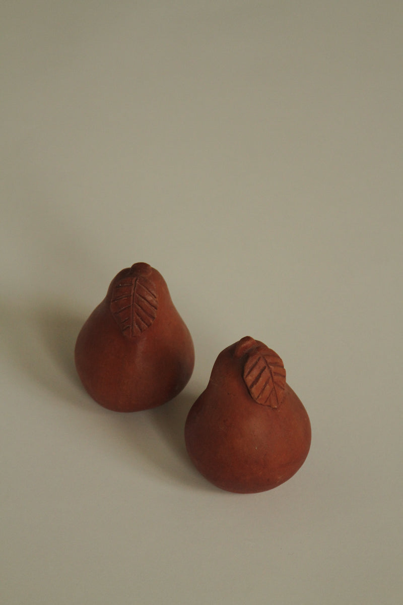 Pair of Terracotta Pears