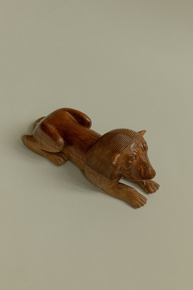 Wooden Carved Lion
