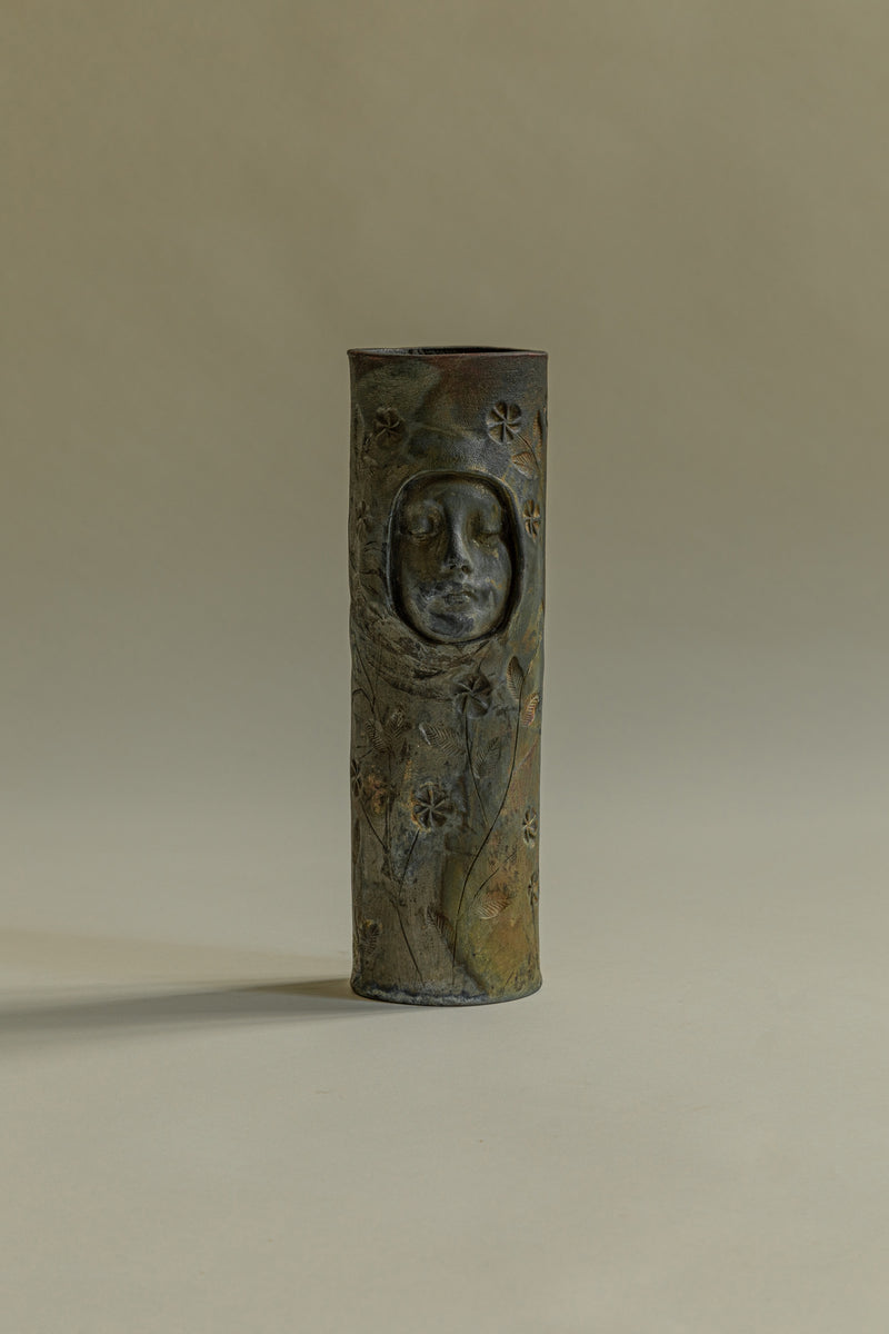 Decorative Vase with Face