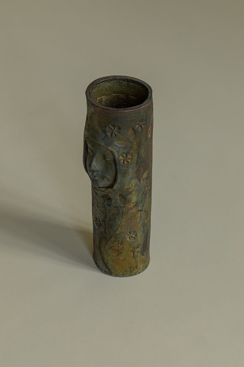 Decorative Vase with Face